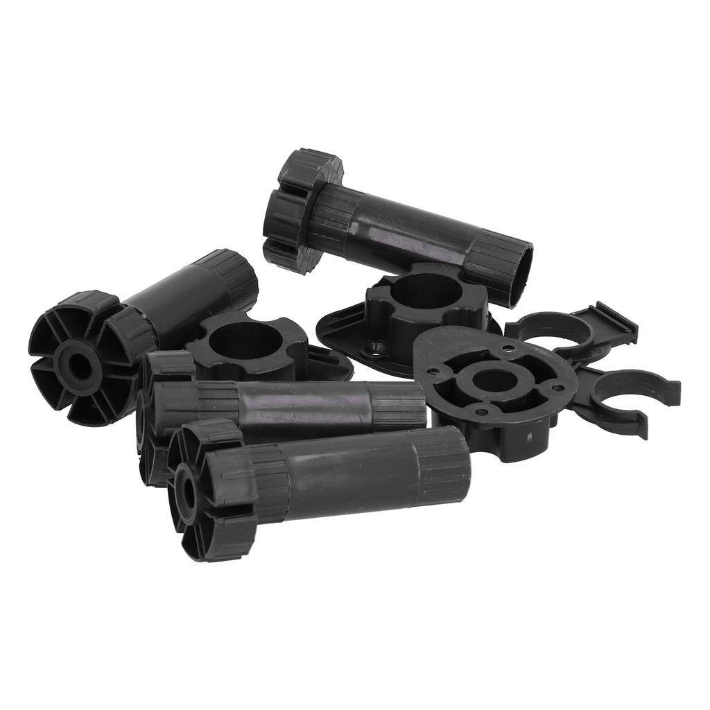 4 комплекта регулируемых ножек для шкафа из АБС-пластика для мебели для шкафа, черного цвета