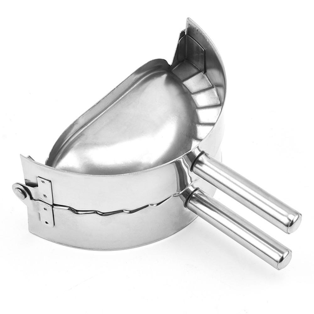 Дюрал с ручкой из нержавеющей стали пельменная машина ручной пресс форма для пельменей серебряная цзяоцзы машина для приготовления равиоли