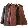 Thickened Cotton-padded Clothes Winter Cotton-padded Clothes Women's Velvet Cotton-padded Jacket Old Lady Thermal Top
