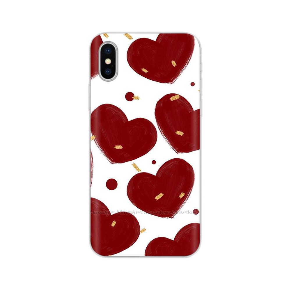 Чехол для iPhone X Чехол для iPhone Xs Модный Мягкий Силиконовый Корпус Для iPhoneX Прозрачные Задние Крышки Корпус Цветы Coque
