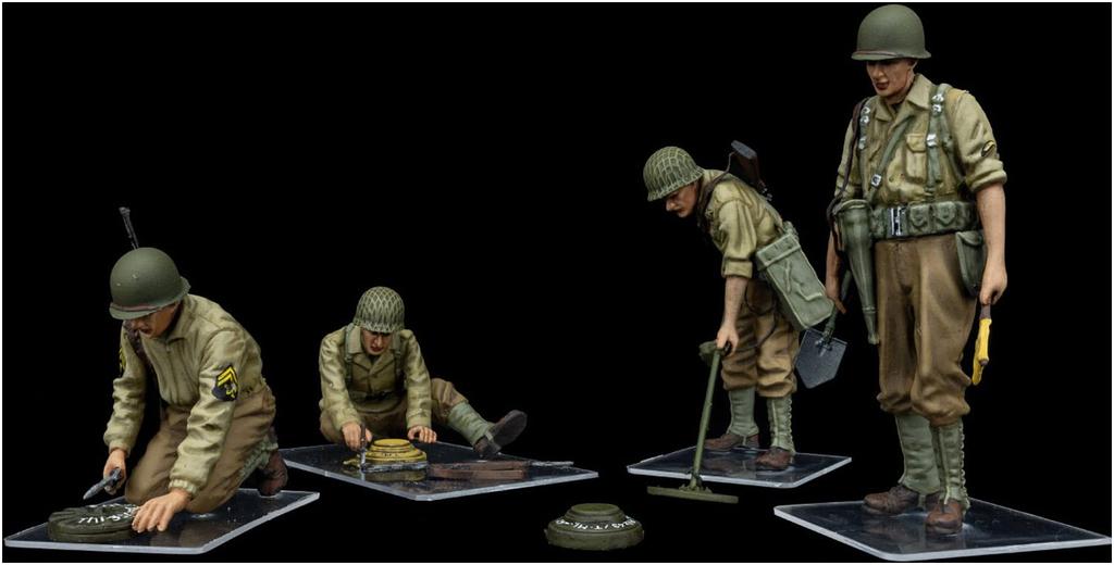 MiniArt Масштабная модель американского миноискателя Пластиковая модель MA35251 1/35 (Формованный цвет)