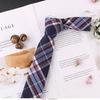 Fashion Cotton Neck Ties  For Men Women Casual Plaid Tie For Boys Girls Suits Tie Slim Wedding Party Necktie Gravatas
