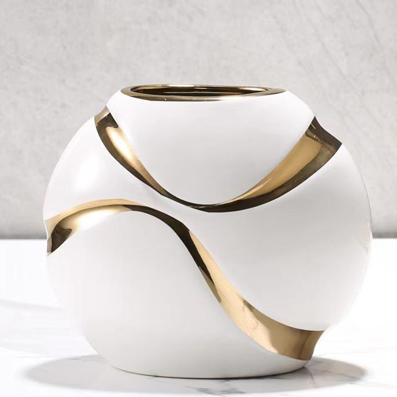 Ваза Керамическая ваза Украшение дома Цветочная композиция Скандинавская ваза