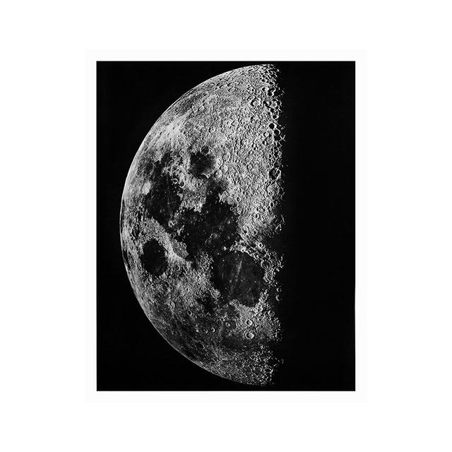 Черно-белая луна Галерея Настенная живопись Холст Картины Постеры и принты Современные настенные картины для офиса Домашний декор Без рамки