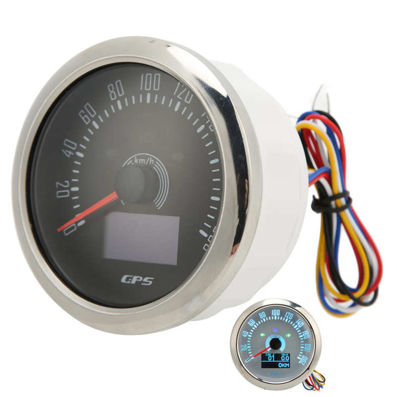 Speed Gauge GPS Speedometer 85mm for Car RV Marine Boat