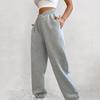 Women Sweatpants High Waisted Loose Fit Sport Pants with Pockets Crossover Joggers Athletic Pants Comfy