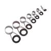 Raft Stainless Tip Telescopic Repair Accessories Line Ring 7PCS Rod Guides Fishing