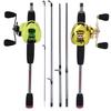 Casting Fishing Rod Reel Combos with 5 Section Baitcaster Rod and Casting Fishing Reel