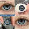 Eyeshare Цветные контактные линзы фиолетового цвета, комфортные цветные контактные линзы зеленого цвета, модные цветные контактные линзы коричневого цвета, мягкие линзы для глаз, 1 пара