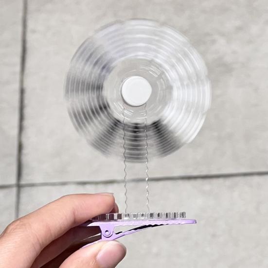 Дизайн «Загрузка мозга» Заколка для волос Юмористическое выражение Вращающаяся шпилька для волос Нескользящие зубцы Устойчивый дизайн Шпилька для волос