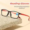 Модные ретро очки для чтения с прозрачными линзами HD в маленькой оправе, блокирующие синий свет, ультралегкие, для дальнозоркости, диоптрии от 0 до +4.0
