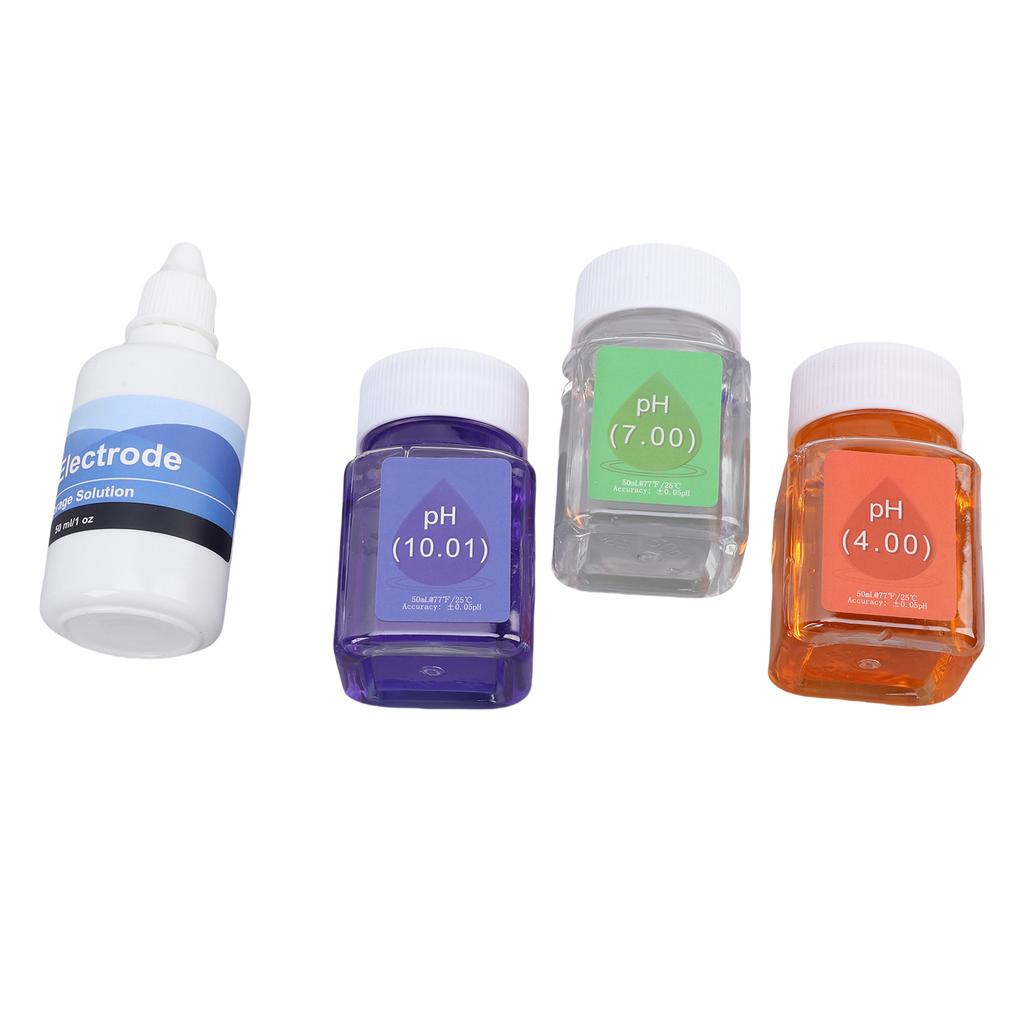 Набор растворов для калибровки pH 50 мл pH 7.00 4.00 10.01 Калибровочные растворы с 30 мл Защитная жидкость для pH-электрода