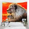 3D Fantasy Lion Tapestry Bohemian Tapestry Nordic Art Style Decoration Wall Hanging Bedroom Room Aesthetics Home Decor