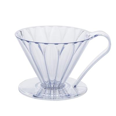 Sanyo Sangyo CAFEC Tritan Flower Dripper ЧАШКА 4 чашки Прозрачный 2-4 TFD-4
