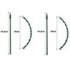 2-12PCS Plant Support Pile Garden Semicircle Flower Stand Cage Plant Grow Fixing Rod Vine Climbing Bracket Stake Holder Bonsai Tool