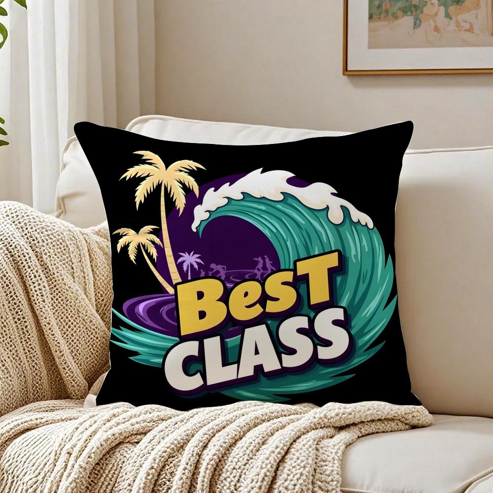 Street Trendy Toys Millennial Style Cushion Cover Linen Pillowcase Soft for Sofa Bed Home Room Decor