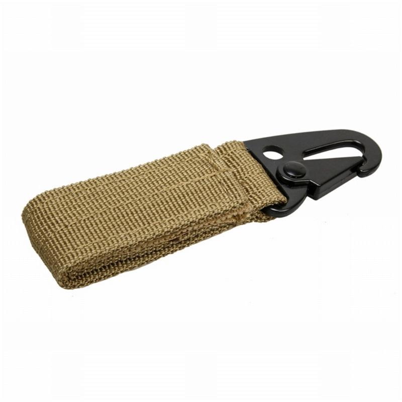Тактический ремень с подвесными карабинами, крюк, нейлоновая стропа, пряжка, ремешок, зажим для ремня