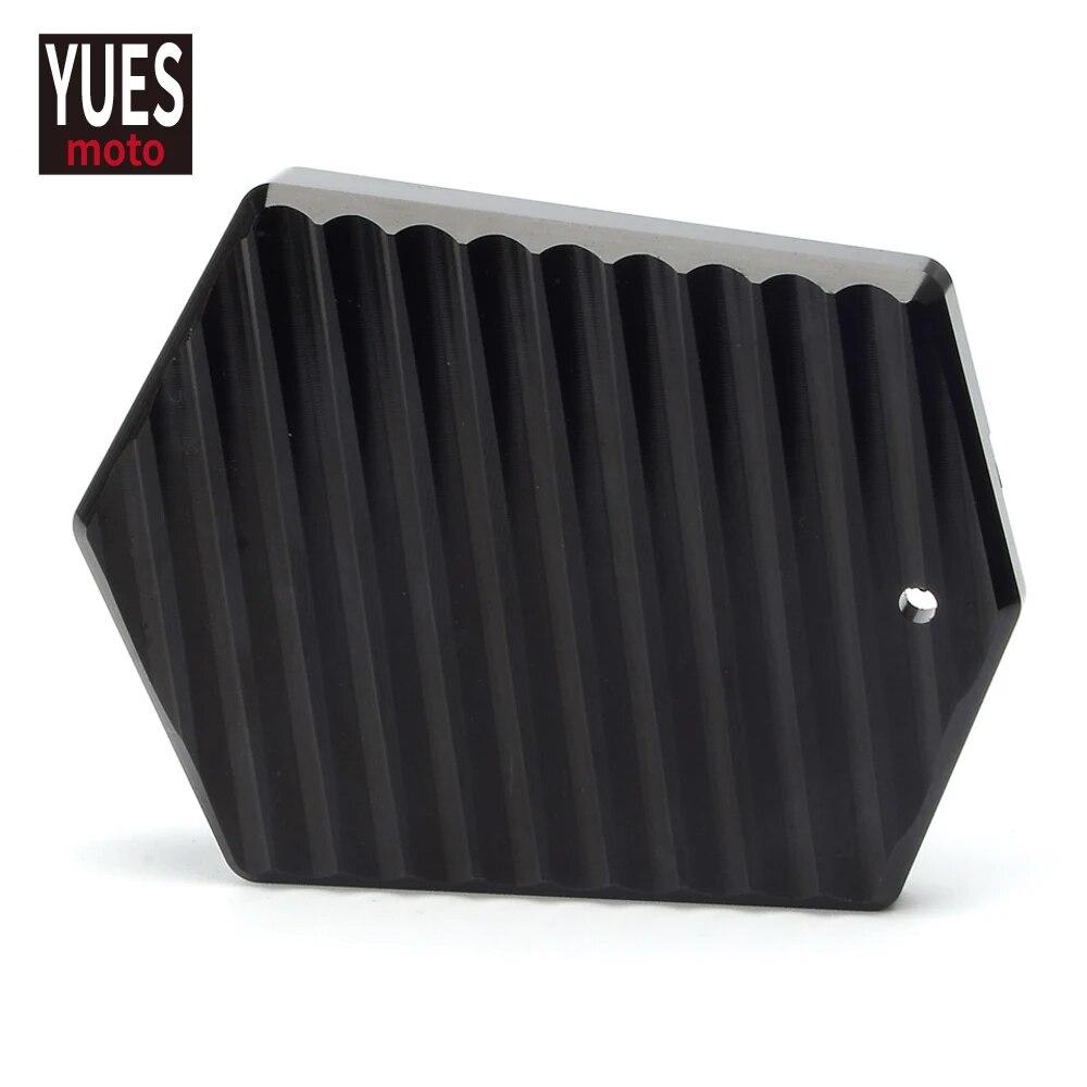 Motorcycle Accessories CNC Side Kickstand Stand Extension Plate LOGO X-MAX For Yamaha XMAX 300 2017 2018