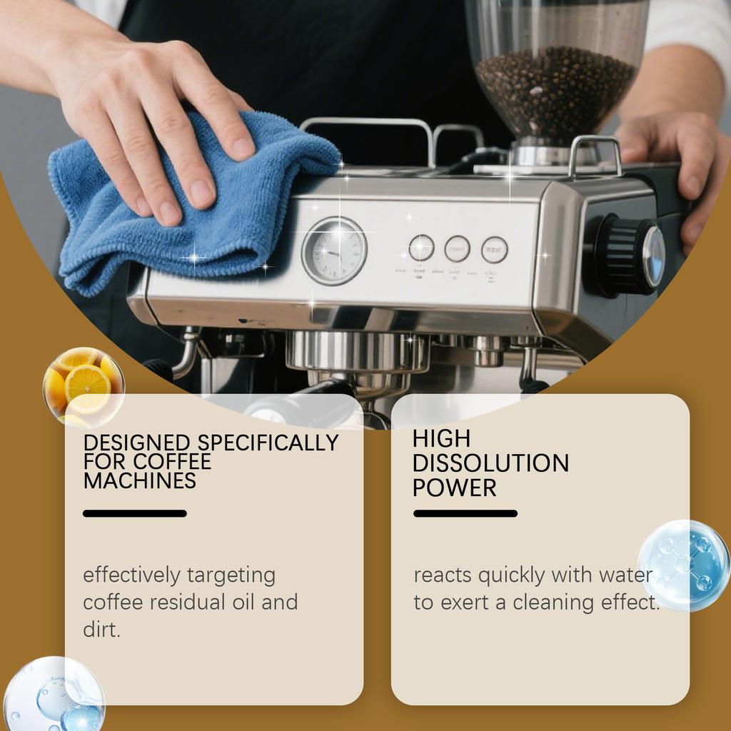 Coffee Machine Descaling Tablets, Deep Cleaning, Oil Stain And Scale Removal Tablets, Commercial And Household Universal Cleaner.