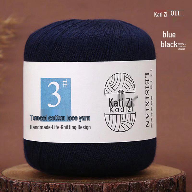 Пряжа Tencel Хлопок Кружево для Летнего Вязания Крючком и DIY - Нет. 3