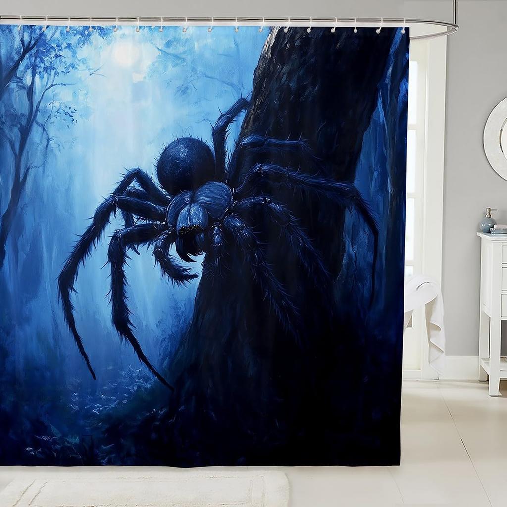 Мультяшный Кот Детские Занавески для Душа,Японская Занавеска для Ванной Укиё-э с Океанской Волной, Абстрактная Полосатая Домашняя Декорация, Морской Синий Ретр