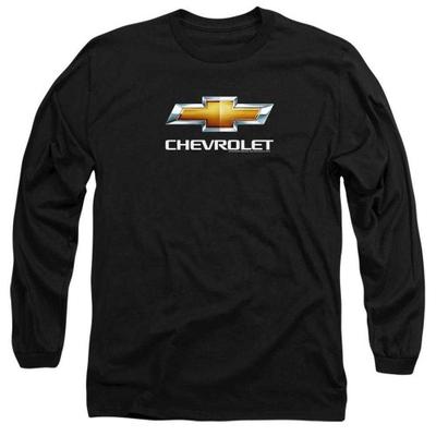 Мужская футболка с длинным рукавом с логотипом Chevrolet