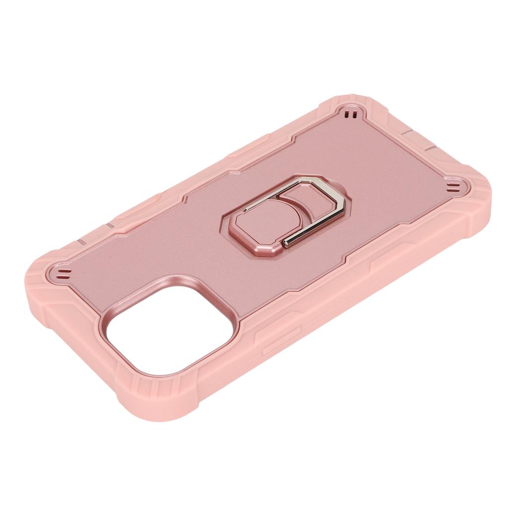 Scratchproof Armor Covers with Stand for   13 Pro   Mobile Phones Armor   Case(Pink Gold )