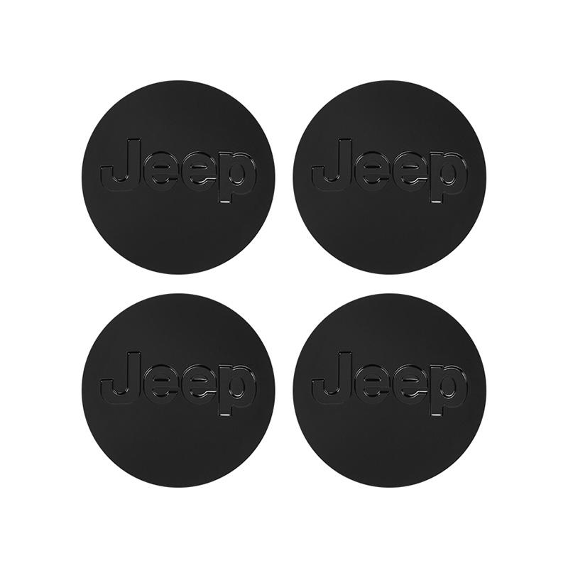 For Jeep 4Pcs Car Wheel Hub Cover Rim Center Cap Auto Accessories For Jeep Grand Cherokee Wrangler JK Gladiator Compass Reneg