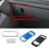 For Volkswagen VW Tiguan MK2 2017-2019 Storage Box Glove Box Glovebox Switch Button Cover Trim Stainless Steel Sticker