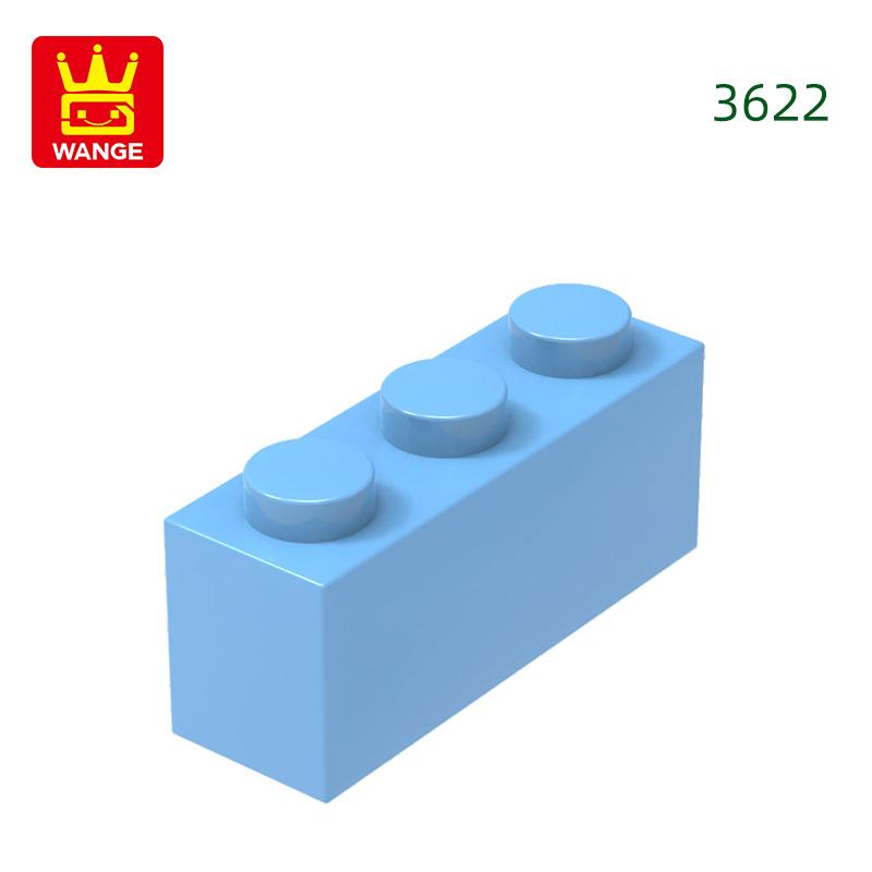 Нетоксичный 85 шт./лот 3622 1x3 точки Строительный блок Moc Классические аксессуары Совместим с Кирпич Детские игрушки Подарочная коробка