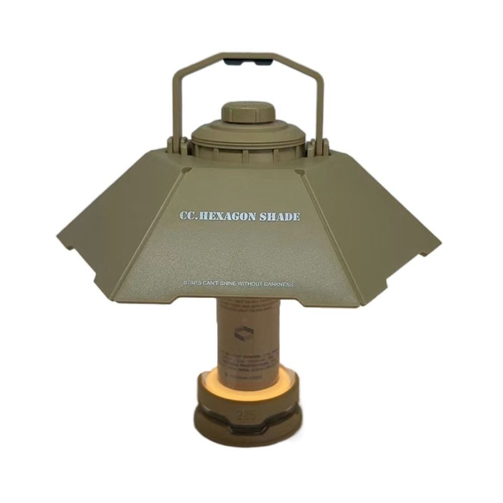 Hexagon Camping Lantern Lampshade Bowl Shaped Tent Lantern Lamps Shade Light   Camping Lights