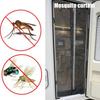 Магнитная сетка на дверь высокой плотности, легкая установка, магнитная сетка, автоматическое закрытие, улучшение для приключений на открытом воздухе