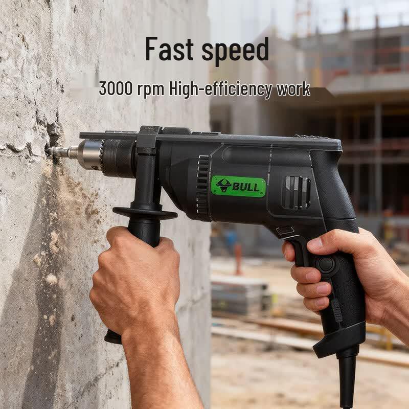 BULL 650W Multi-function Impact Drill & Electric Screwdriver CN plug (adapter included)