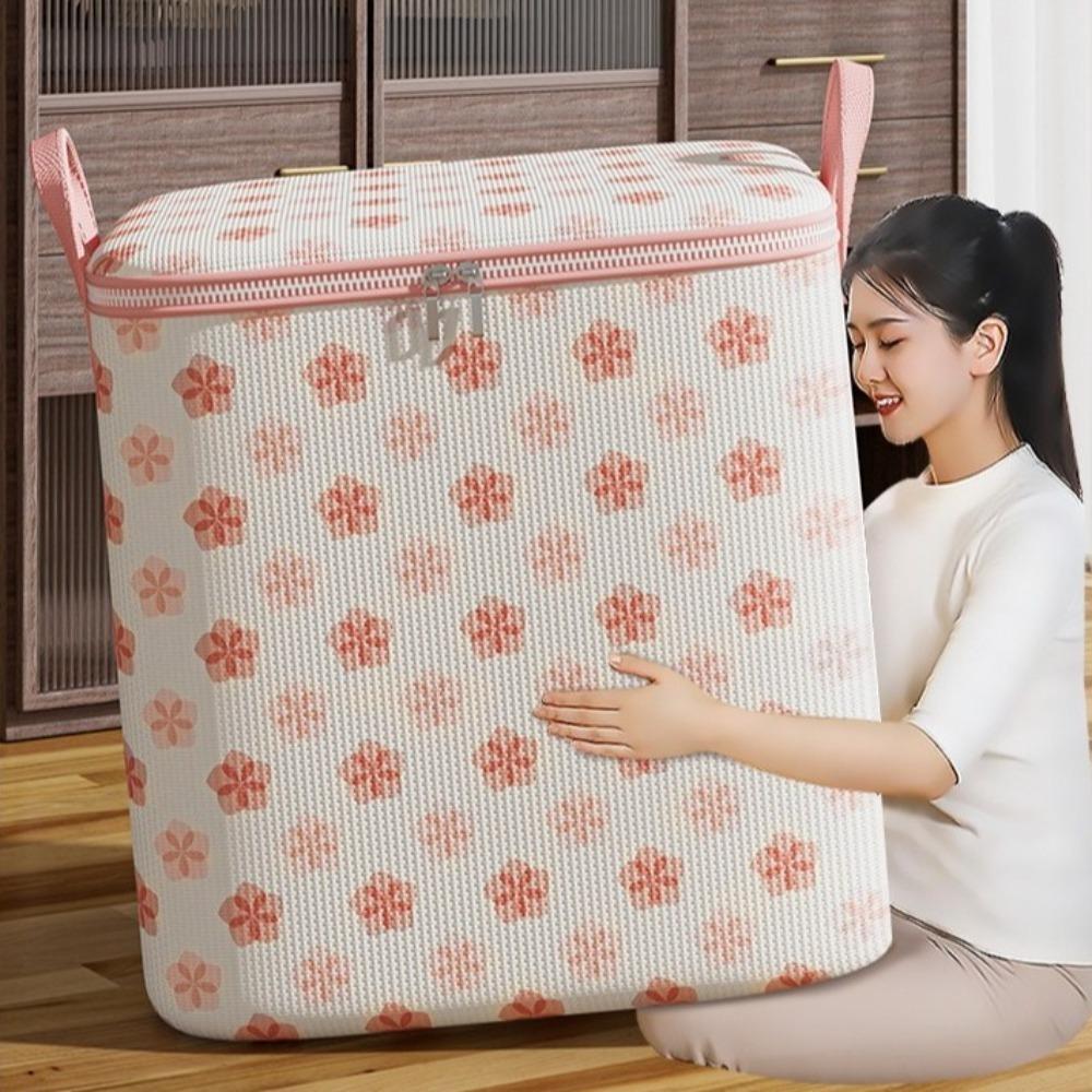 Large Capacity Clothes Storage Bins Dust-Proof Moving Storage Quilt Bag Household Supplies