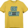 Retro T Shirt Stay Groovy Vinyl Record Graphic Tee 70s Music Disco Shirt