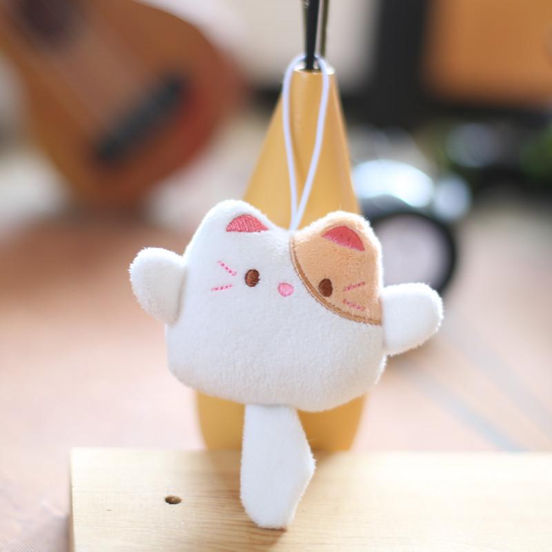 Милый милый котенок кулон плюшевая игрушка кукла мини 3-дюймовый котенок школьный портфель подвесное украшение брелок