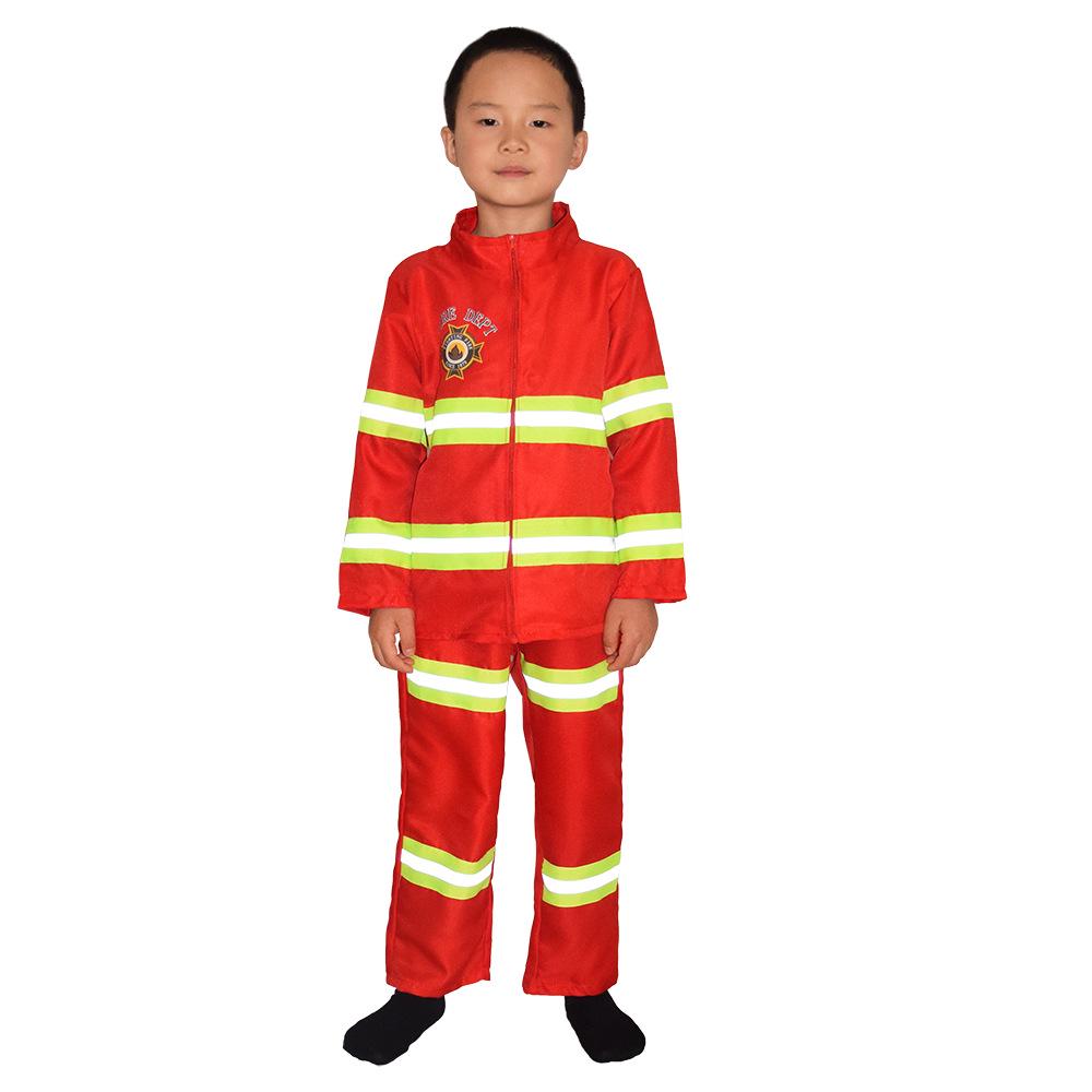 Детский костюм пожарного для сцены и косплея – профессиональный костюм для ролевых игр