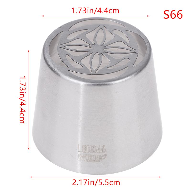 1Pc Stainless Steel Russian Piping Tips Cake Icing Frosting Nozzles Cream Tip For Cupcake Decoration Diy Kitchen Baking Tool