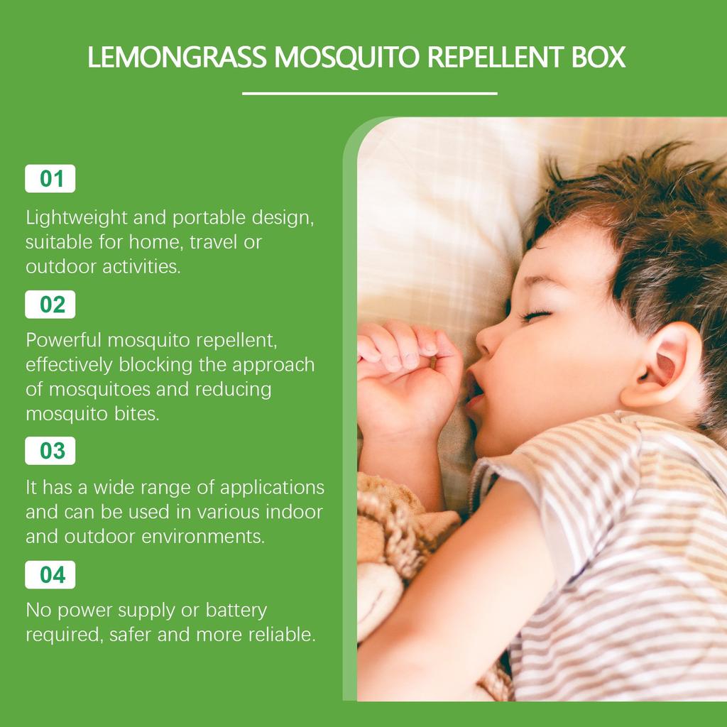Plant Citronella Mosquito  Gel  Box For Household And Outdoor Dual-use Mild Mosquito  And Insect