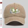 pc Cute Casual Frog Print Baseball Cap Home Leisure Decorative Hat Fashionable Trendy Printed Papa Hat with Adjustable Stra