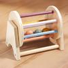 Montessori Wooden Tabletop Rolling Drum Children Coordination Toy Training