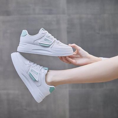 Модные увеличивающие рост маленькие белые туфли женские весенние новые студенческие дышащие кроссовки женские повседневные туфли