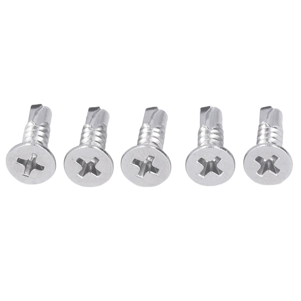 200 шт. Саморез с крестообразным потайным шлицем, нержавеющая сталь 410, номинальная длина 19 мм, M4.8?16