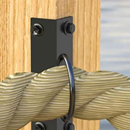 4 шт. угловая стойка держатель каната сверхпрочный нержавеющая сталь 304 кронштейн для канатного ограждения держатель лестничные перила настенный потолочный крюк декоративное кольцо опора для каната