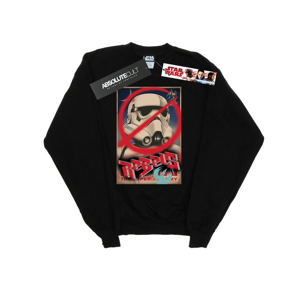 Star Wars Mens Rebels Poster Sweatshirt