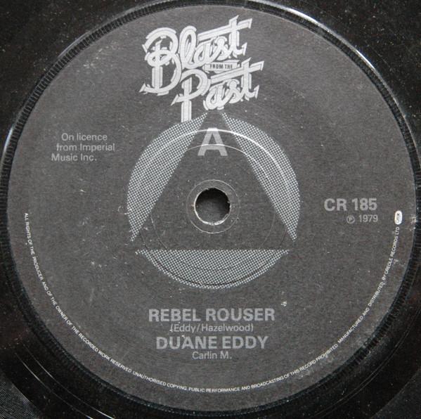 7-дюймовая пластинка DUANE EDDY BOBBY DAY CHUBBY CHE Rebel Rouser Rockn Robin Pony CR185 Blast From The 1979 UK Rock Б/у