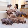 30/45cm Simulation Rhino Plush Doll Toys Stuffed Hippo Rhino Animal Pillow Appease Doll Figurine For Kids Birthday Gift Decor