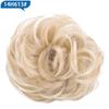 Hair Bun Hairpiece Dark Brown Messy Bun Hair Extension Women Wavy Curly Updo Scrunchie Elastic