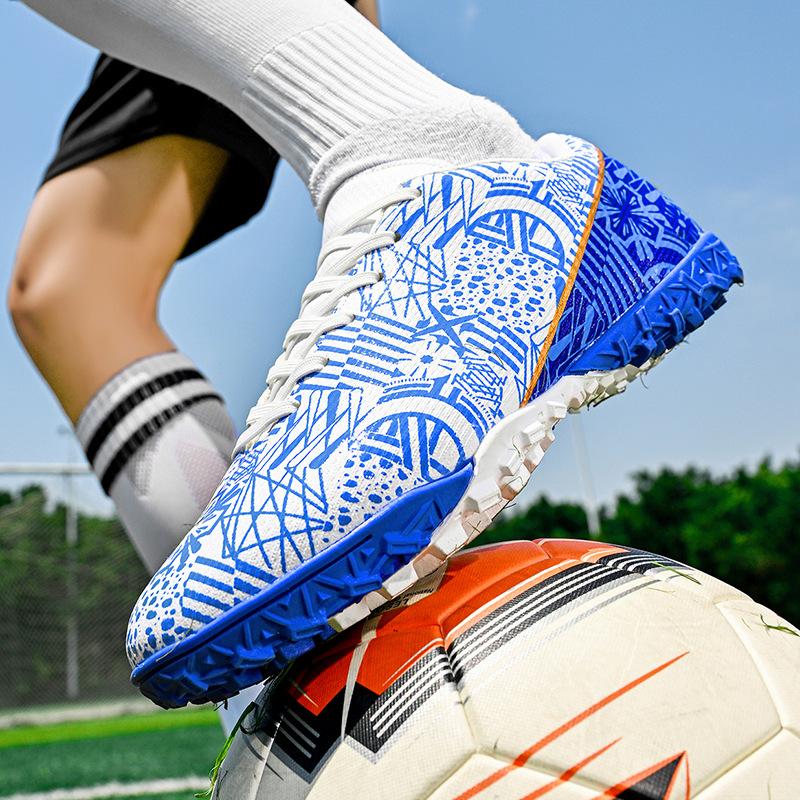 Football Shoes Male Teen Student Female Broken Nails Spikes Training Shoes Non-Slip Professional Game Football Shoes