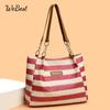 Woven Straw Large Capacity Tote Bag Casual Shoulder Bag
